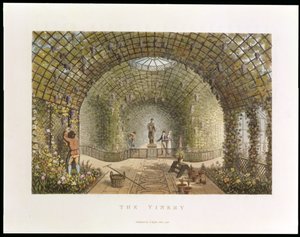 ワイナリー、「風景園芸の理論と実践に関する断片」、パブ。 1816 作： Humphry Repton